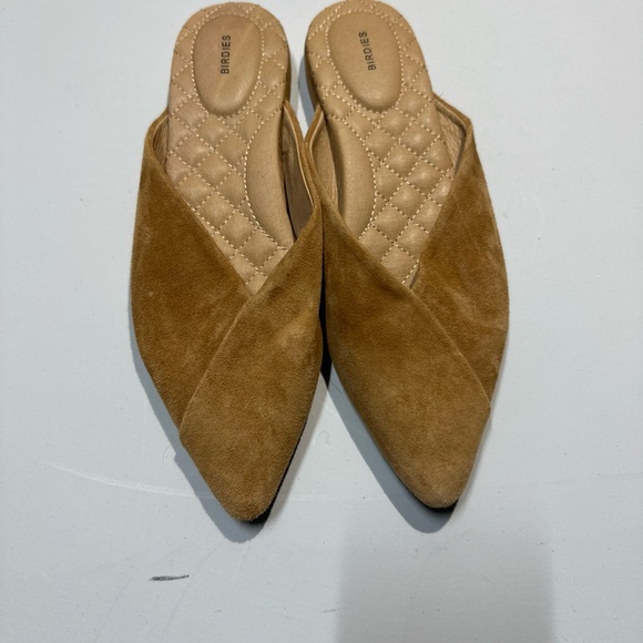 BIRDIES The Swan Suede Mule Pointed-Toe in Golden Oak Suede 8.5 - Picture 4 of 4